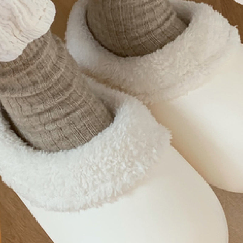 waterproof 2type fluffy roomshoes