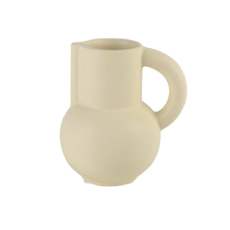 3design monochrome circle handle vase