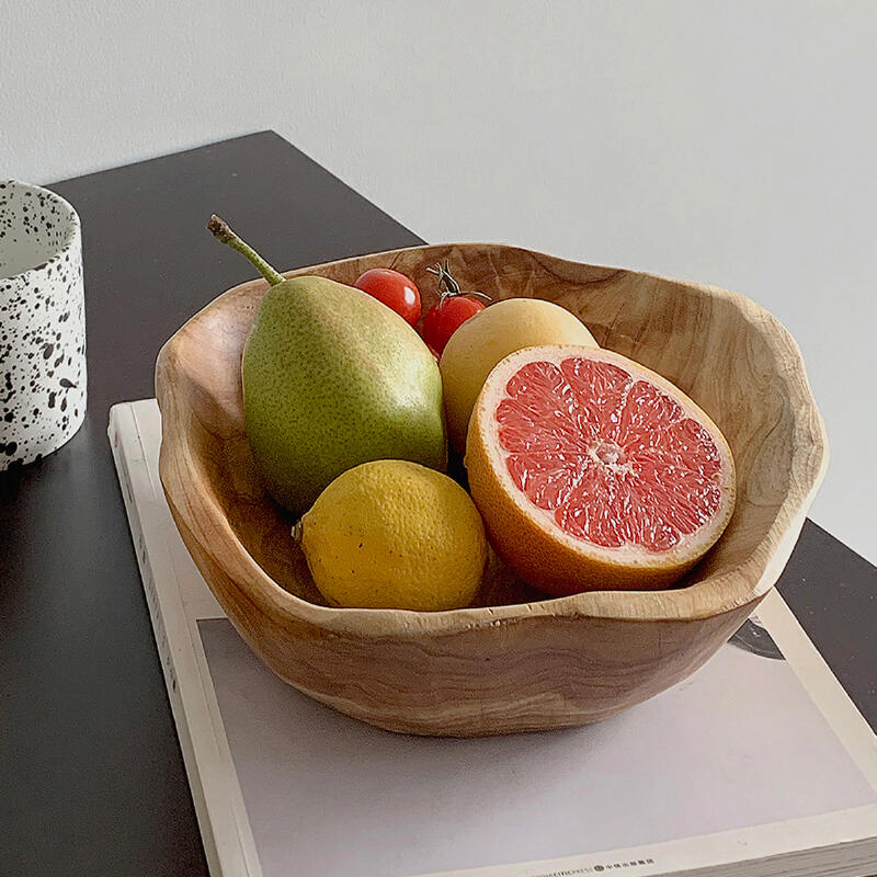 wave wood tray