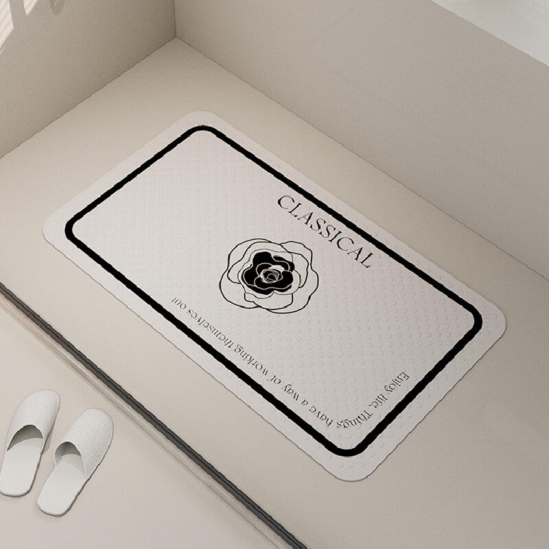 7design classical rose bath mat