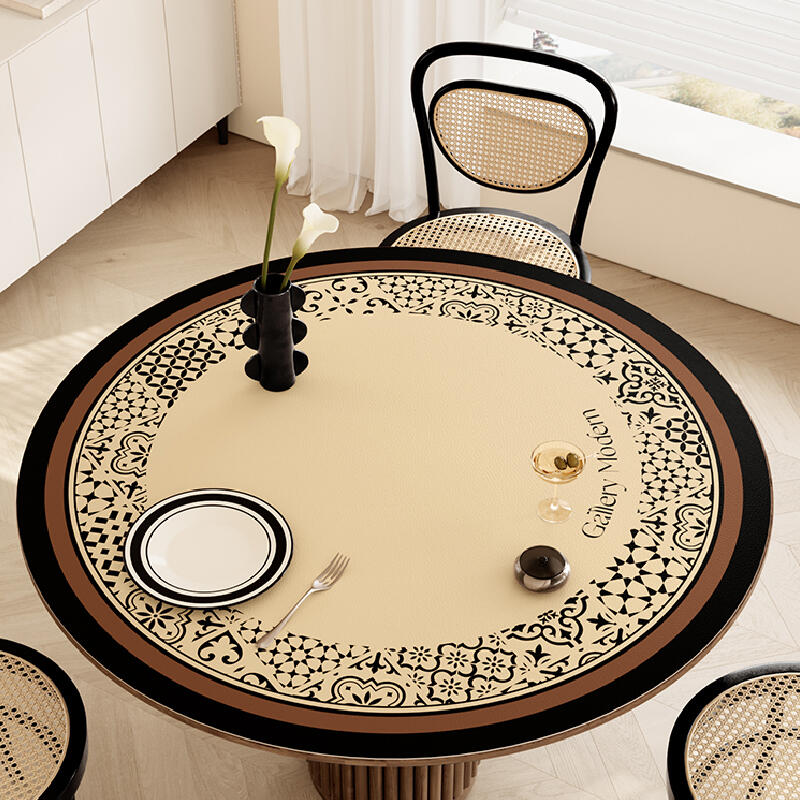 retro classical circle table mat