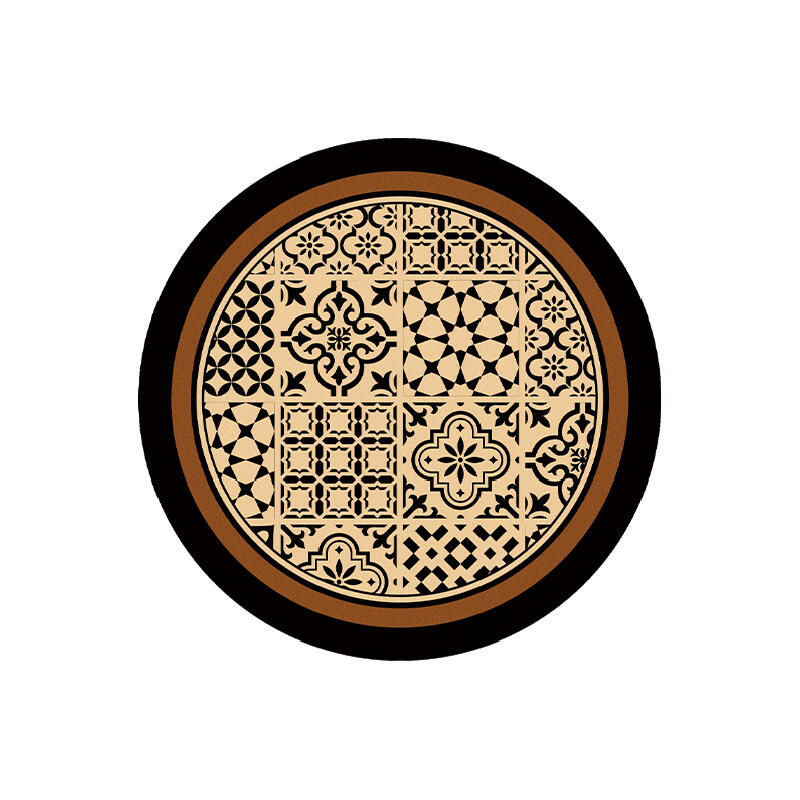 retro classical circle coaster