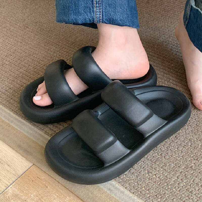 3color belt silicon room shoes