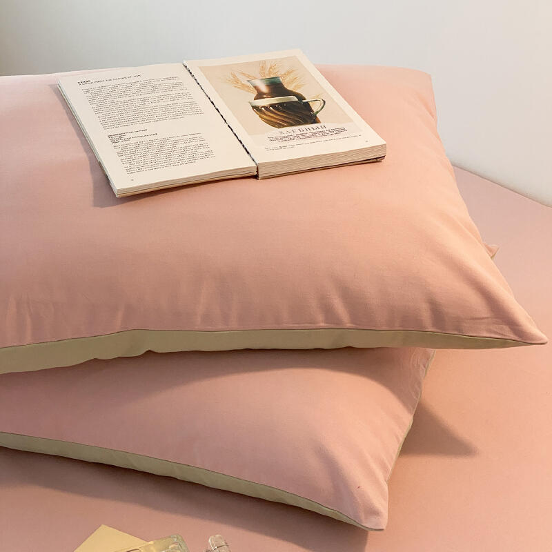 8color pastel bicolor pillow sheets
