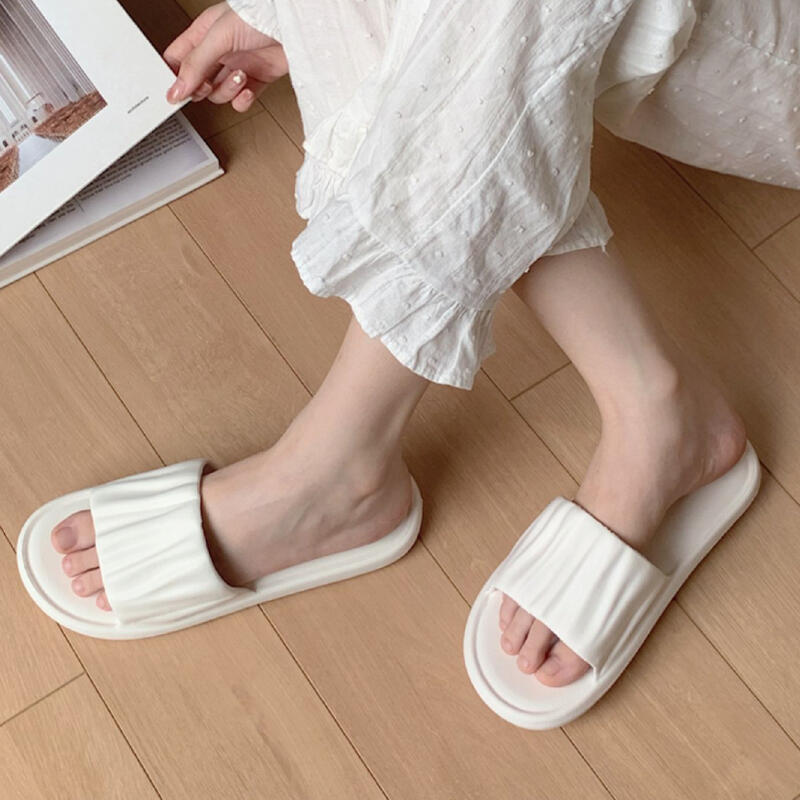 6color simple wave room shoes