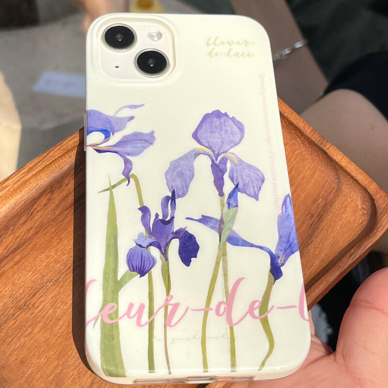 watercolor flower iPhone case