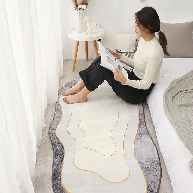 5design Irregular wave modern carpet