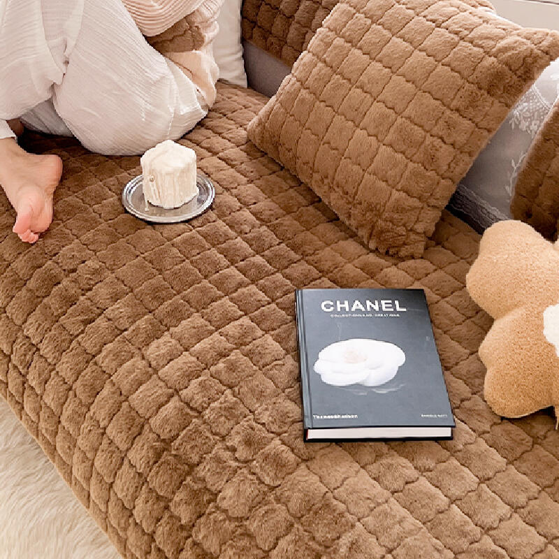 3color fluffy waffle cushion