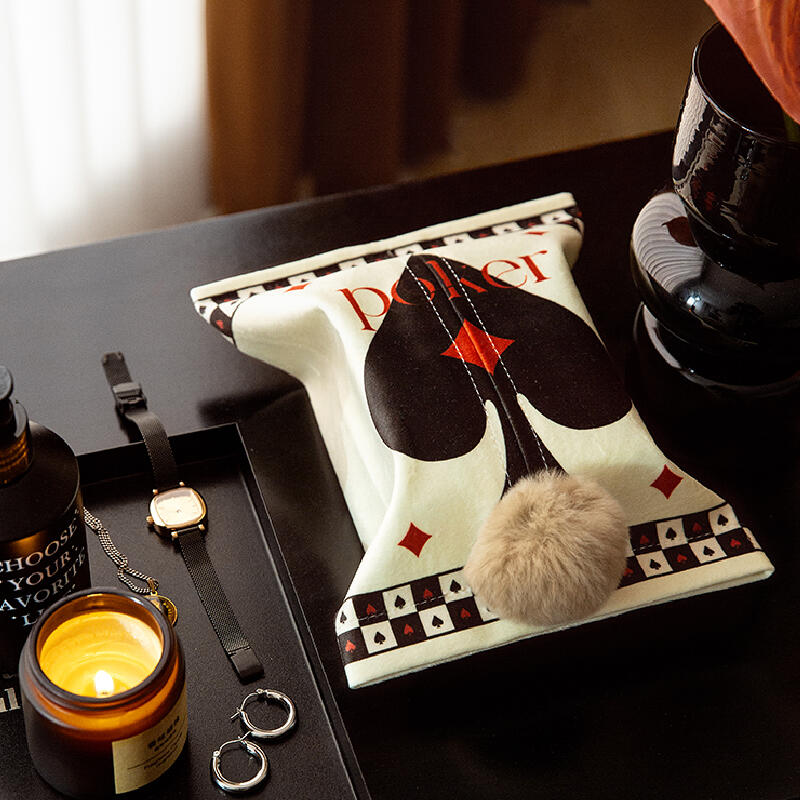 4design retro playing cards tissue case