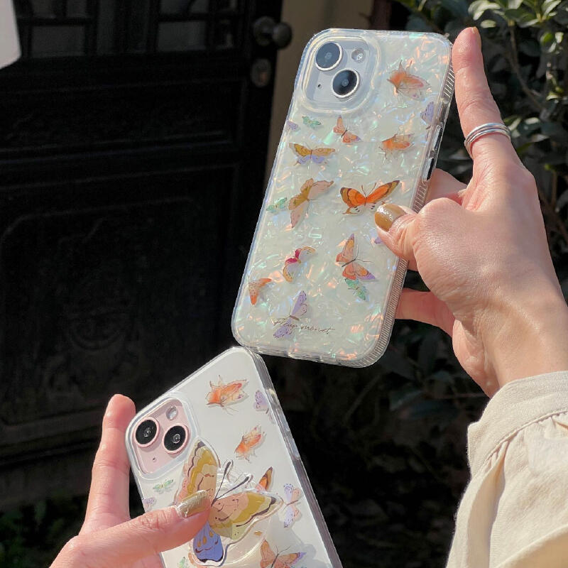 butterfly garden iPhone case