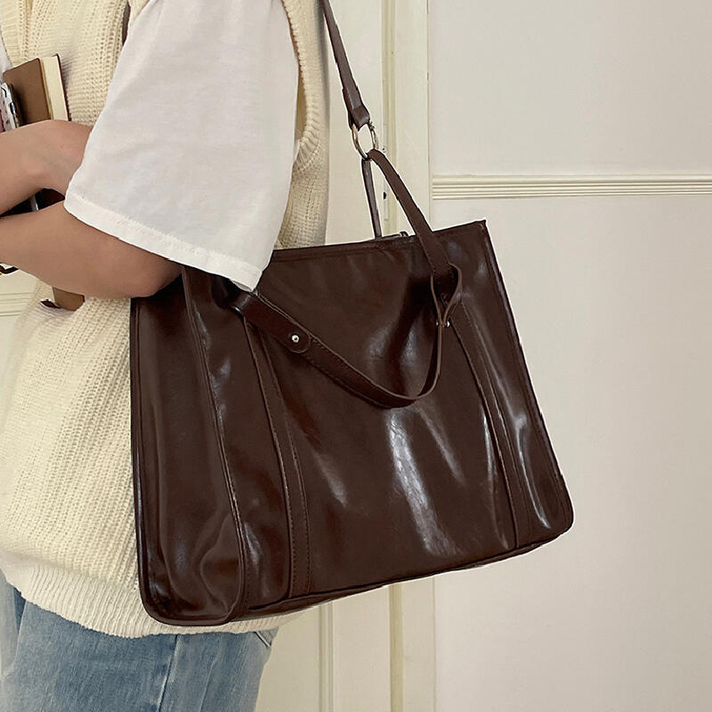 2wway leather tote bag