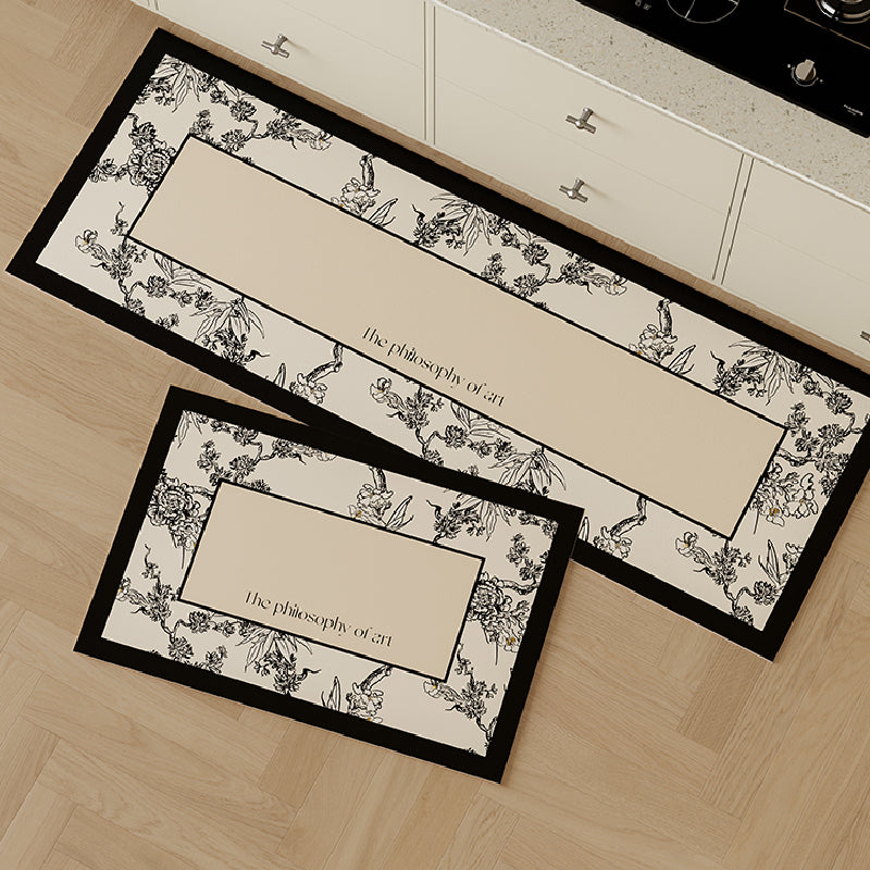 art philosopher logo kitchen mat
