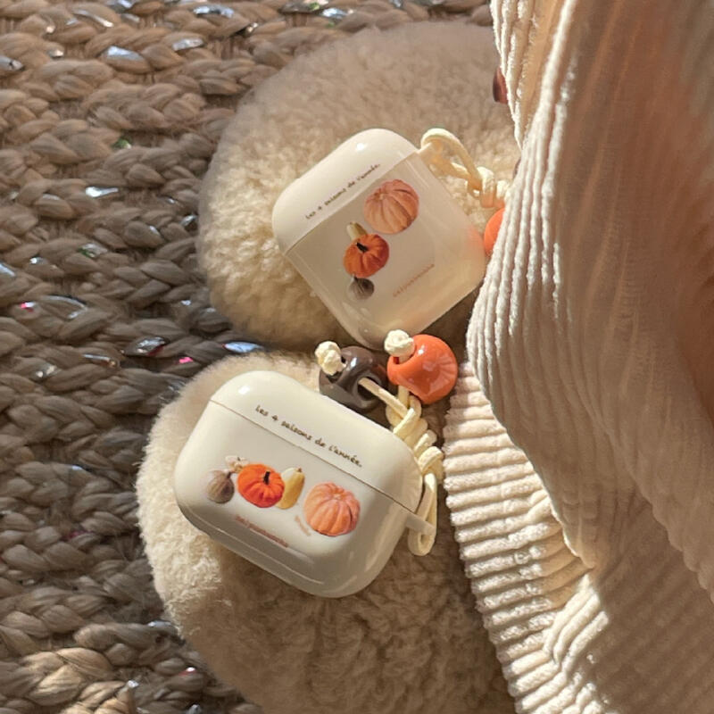 pumpkin charm Airpods case