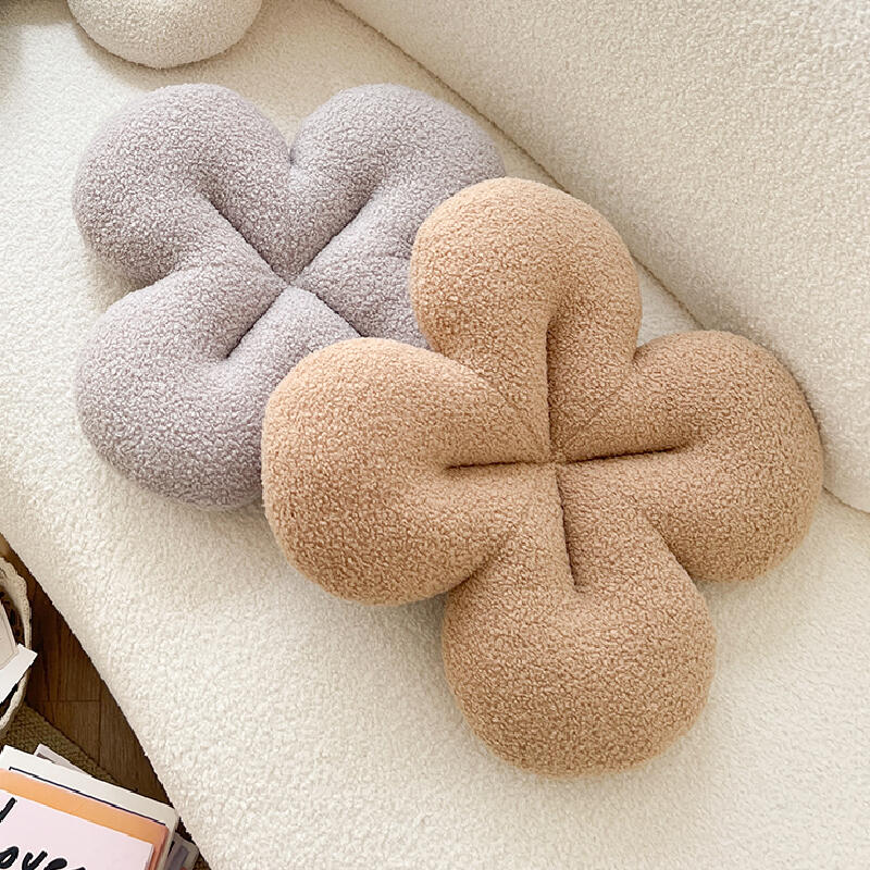 4color fluffy flour cushion