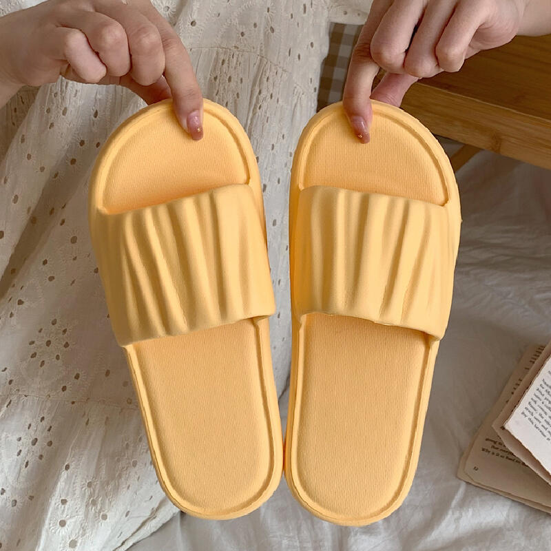 6color simple wave room shoes