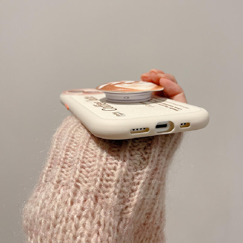 coffee latte grip iPhone case