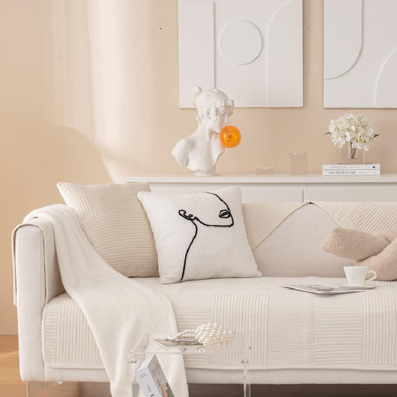 4color simple stripe sofacover