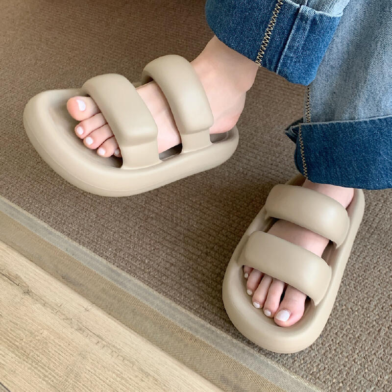 3color belt silicon room shoes