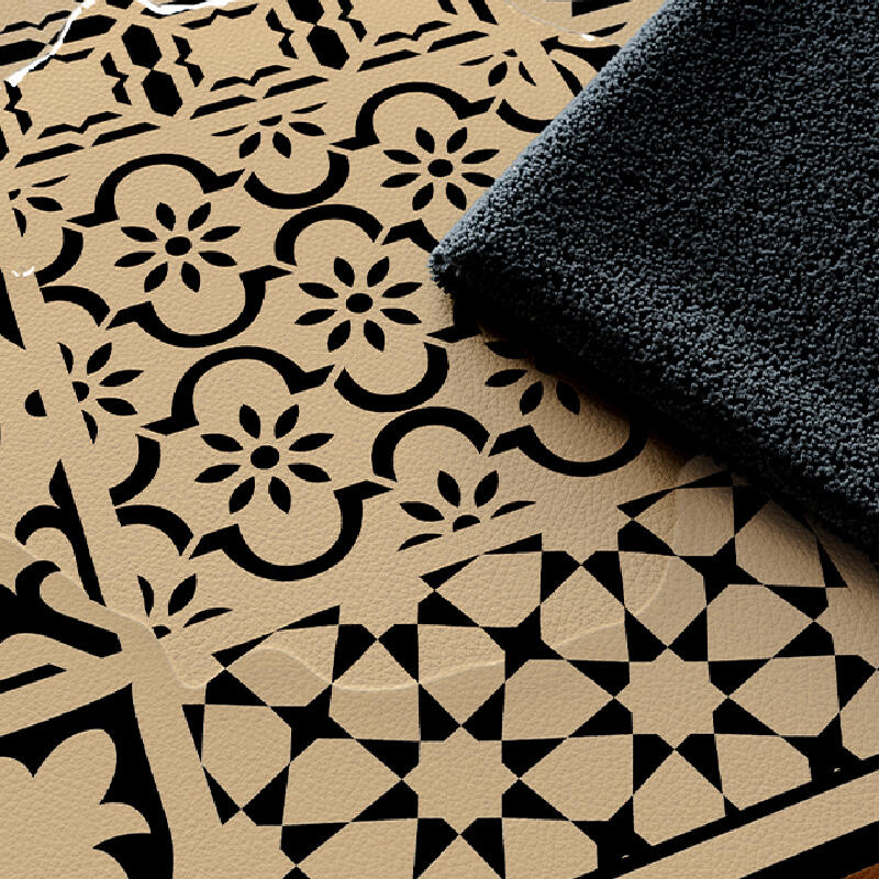 retro classical kitchen mat