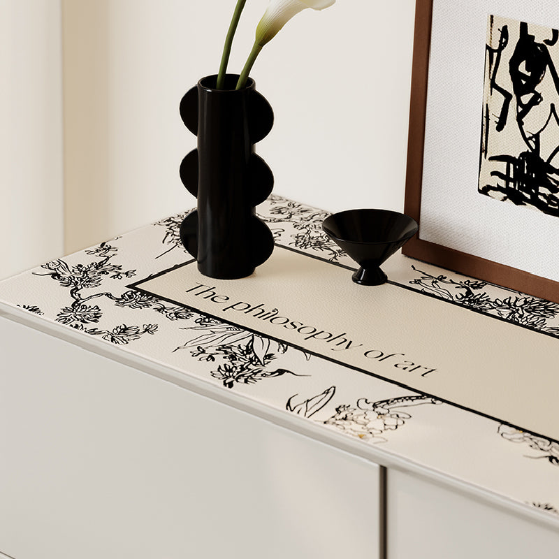art philosopher logo shelf mat