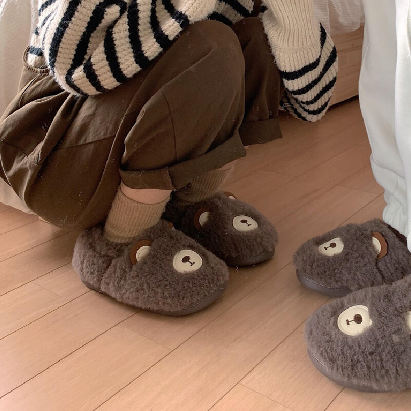 winter 2type bear roomshoes