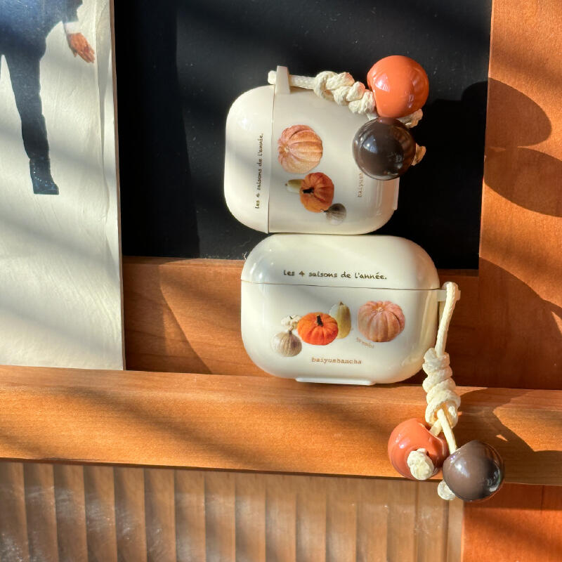 pumpkin charm Airpods case