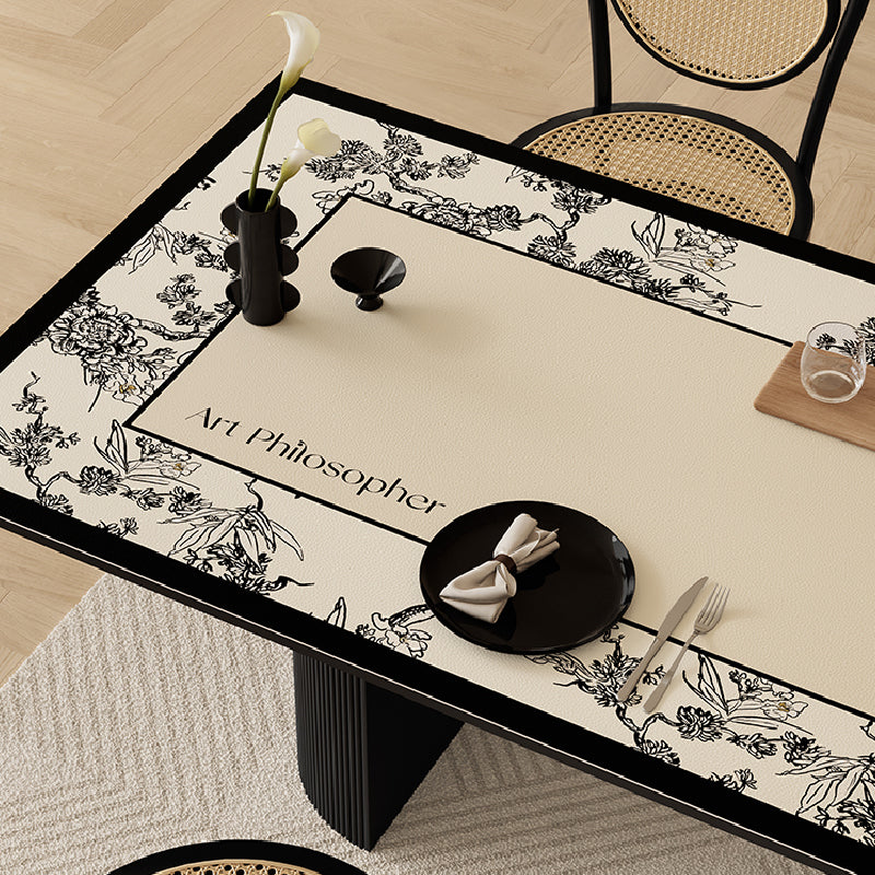 art philosopher logo square table mat