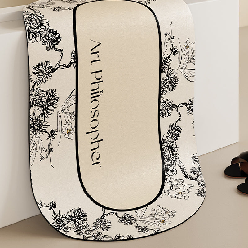 art philosopher logo bath mat