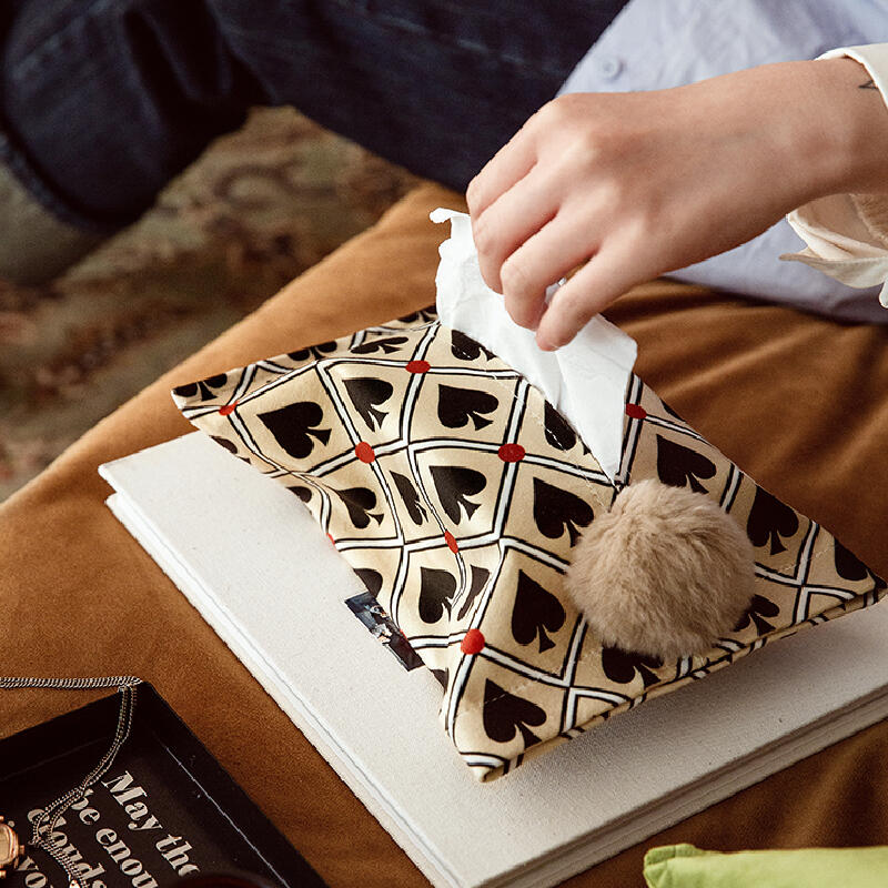 4design retro playing cards tissue case