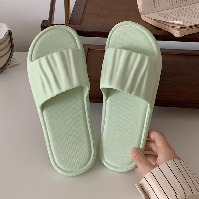 6color simple wave room shoes