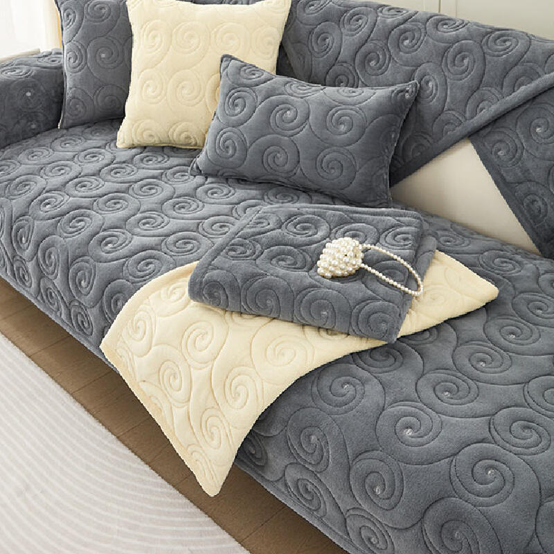 3d spiral sofa cover