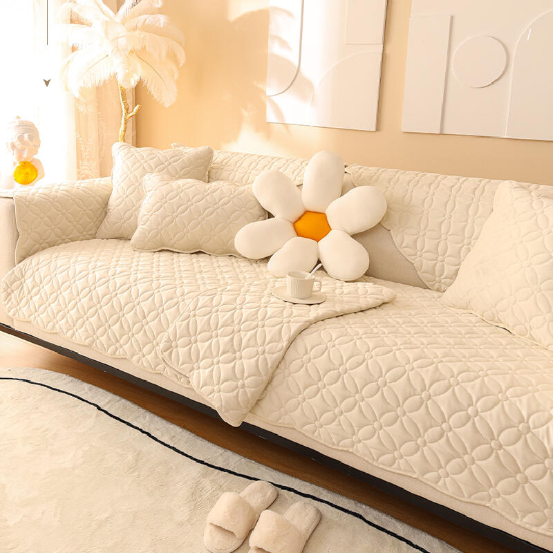 5color square flower sofacover