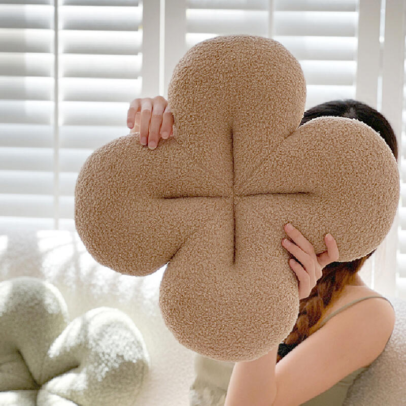 4color fluffy flour cushion