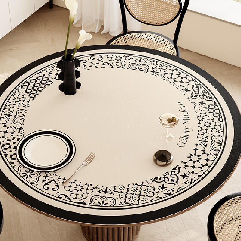 retro classical circle table mat