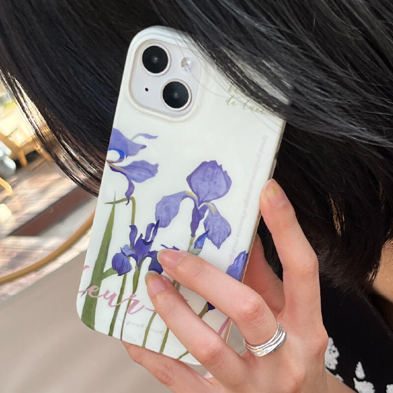 watercolor flower iPhone case