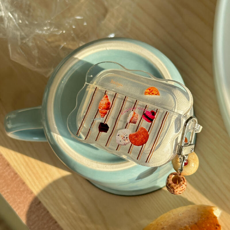 clear wave sweet charm Airpods case