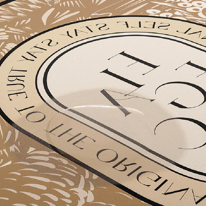 brown elegance logo door mat