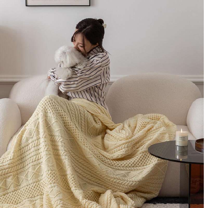 knit design sofacover