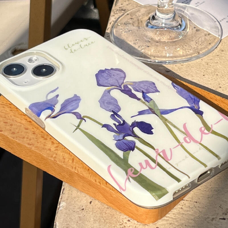 watercolor flower iPhone case