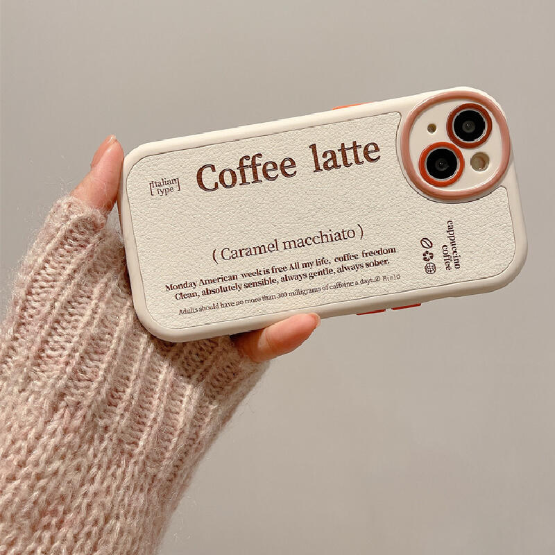 coffee latte grip iPhone case