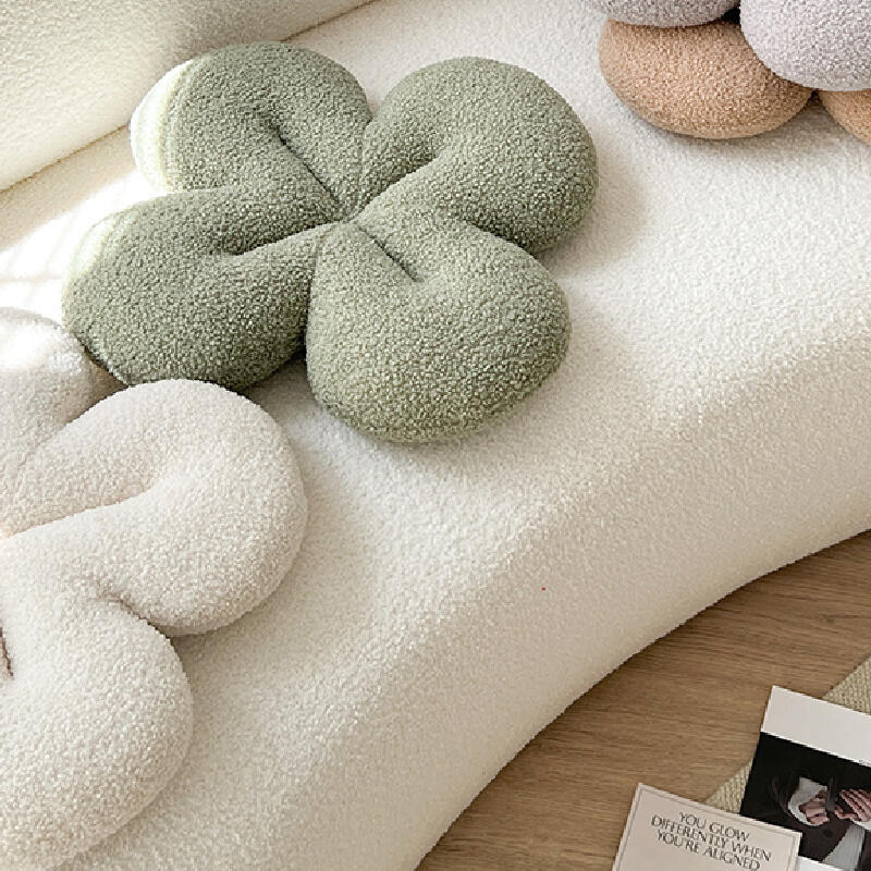 4color fluffy flour cushion