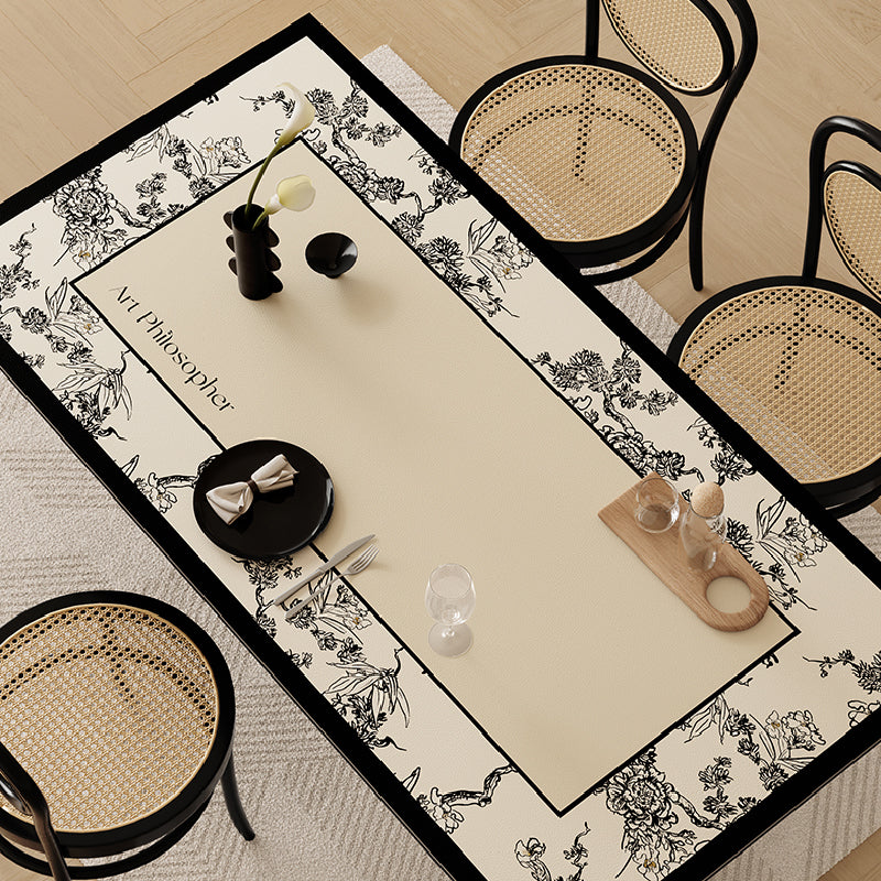 art philosopher logo square table mat