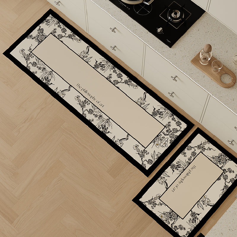 art philosopher logo kitchen mat