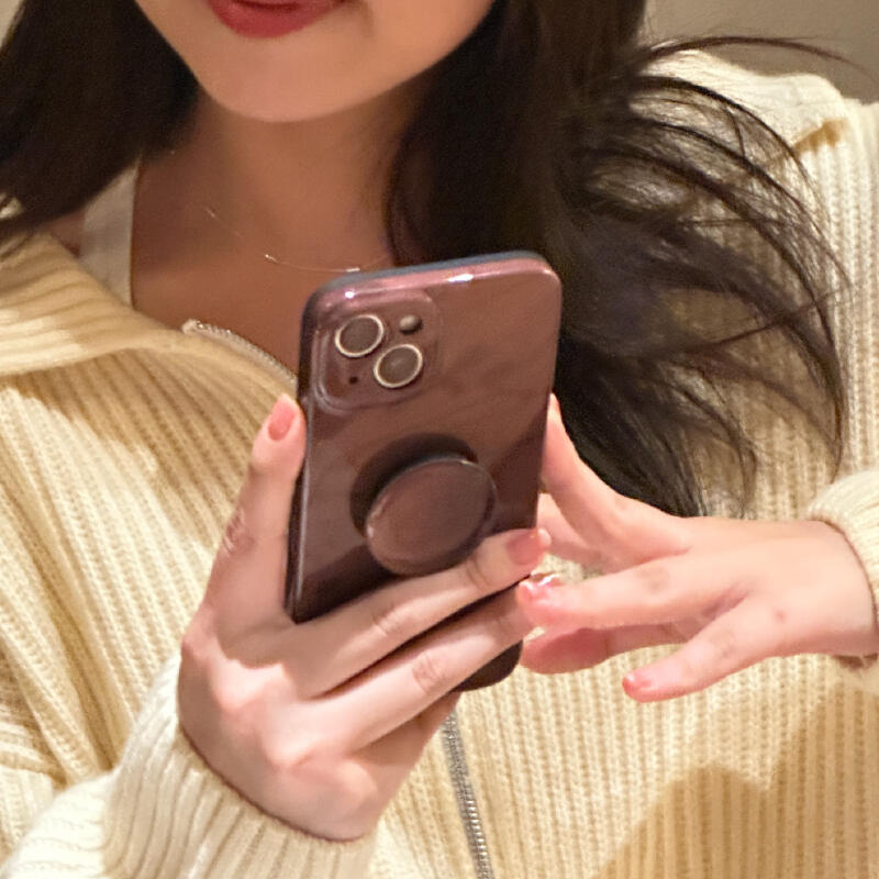 dark brown shadow iPhone case