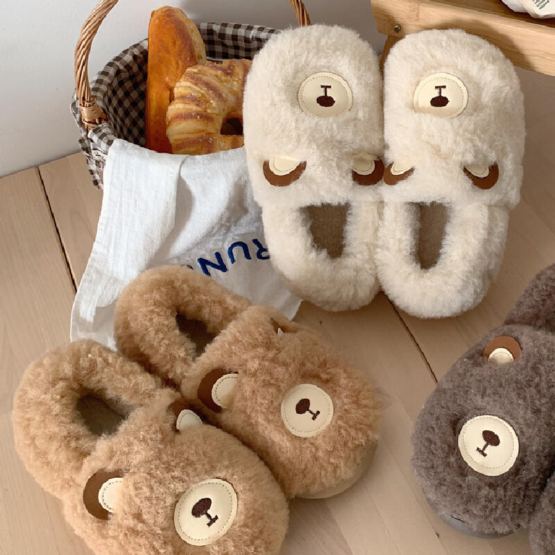 winter 2type bear roomshoes