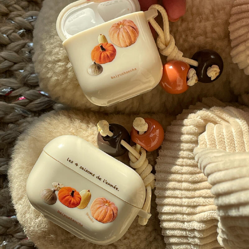 pumpkin charm Airpods case
