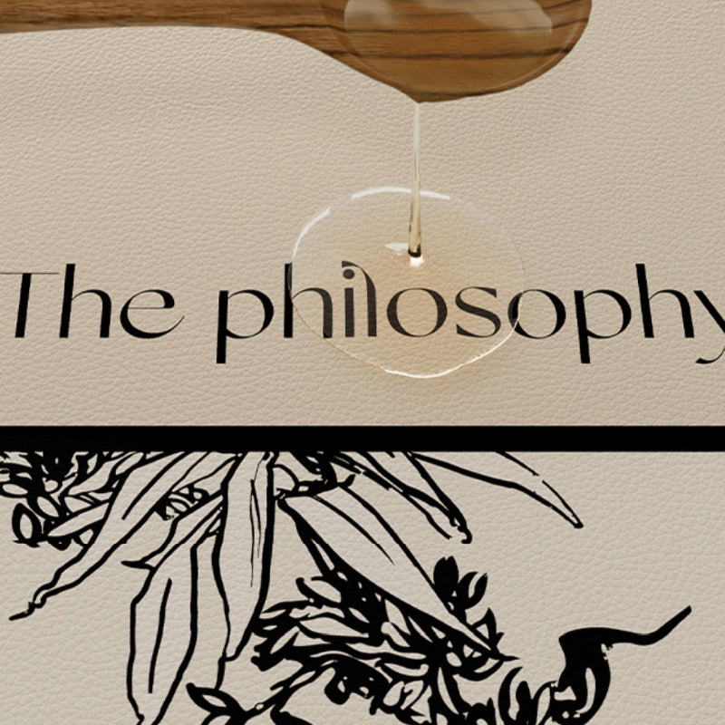 art philosopher logo round table mat