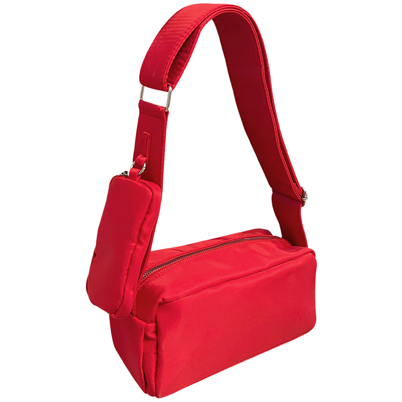 2color casual square shoulder bag