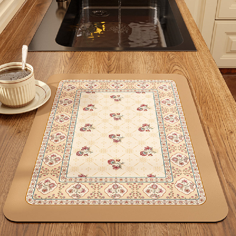 european elegant sink mat