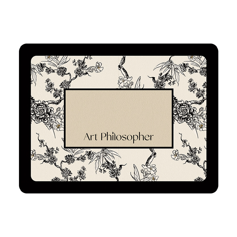 art philosopher logo sink mat